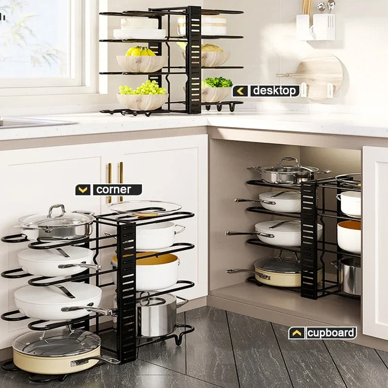 Estante Organizador Para Ollas Y Sartenes