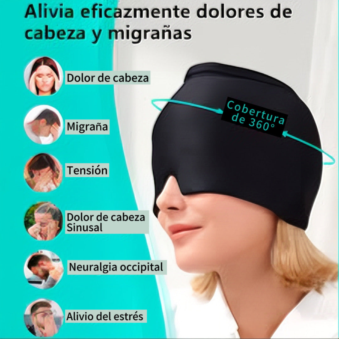 Gorro De Gel Alivio Dolor De Cabeza y Migraña