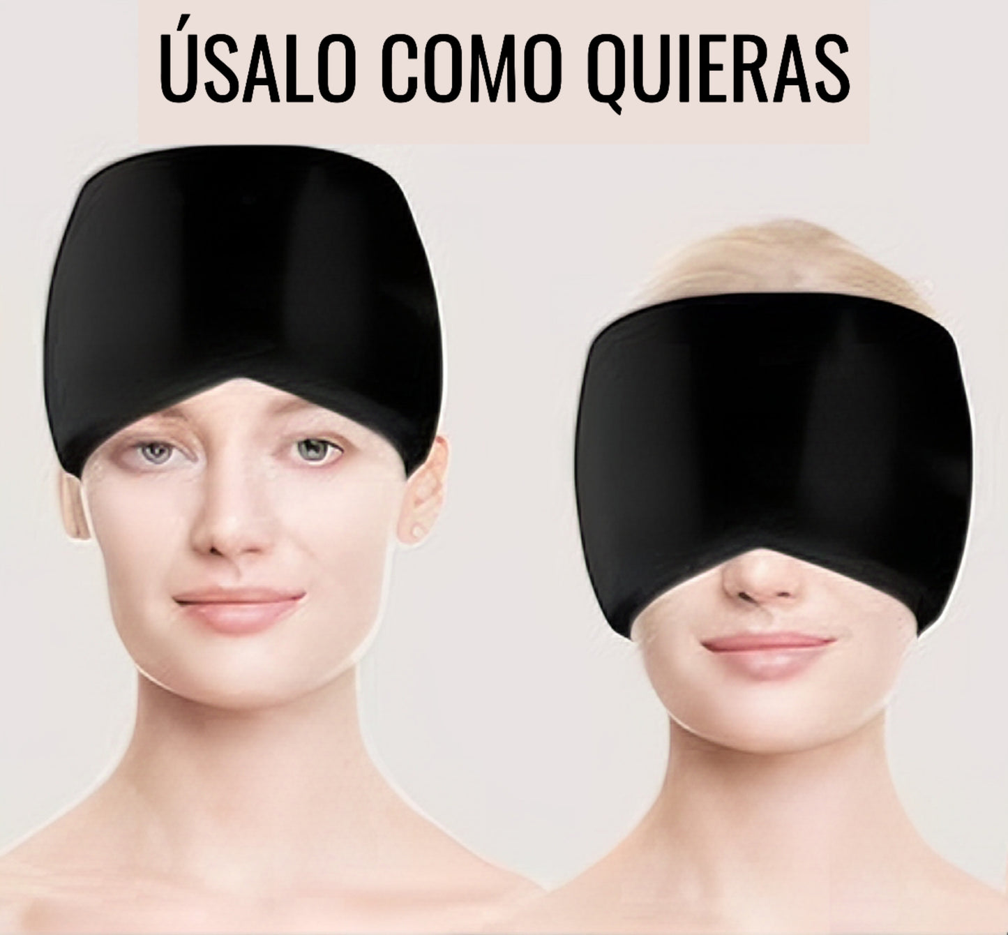 Gorro De Gel Alivio Dolor De Cabeza y Migraña